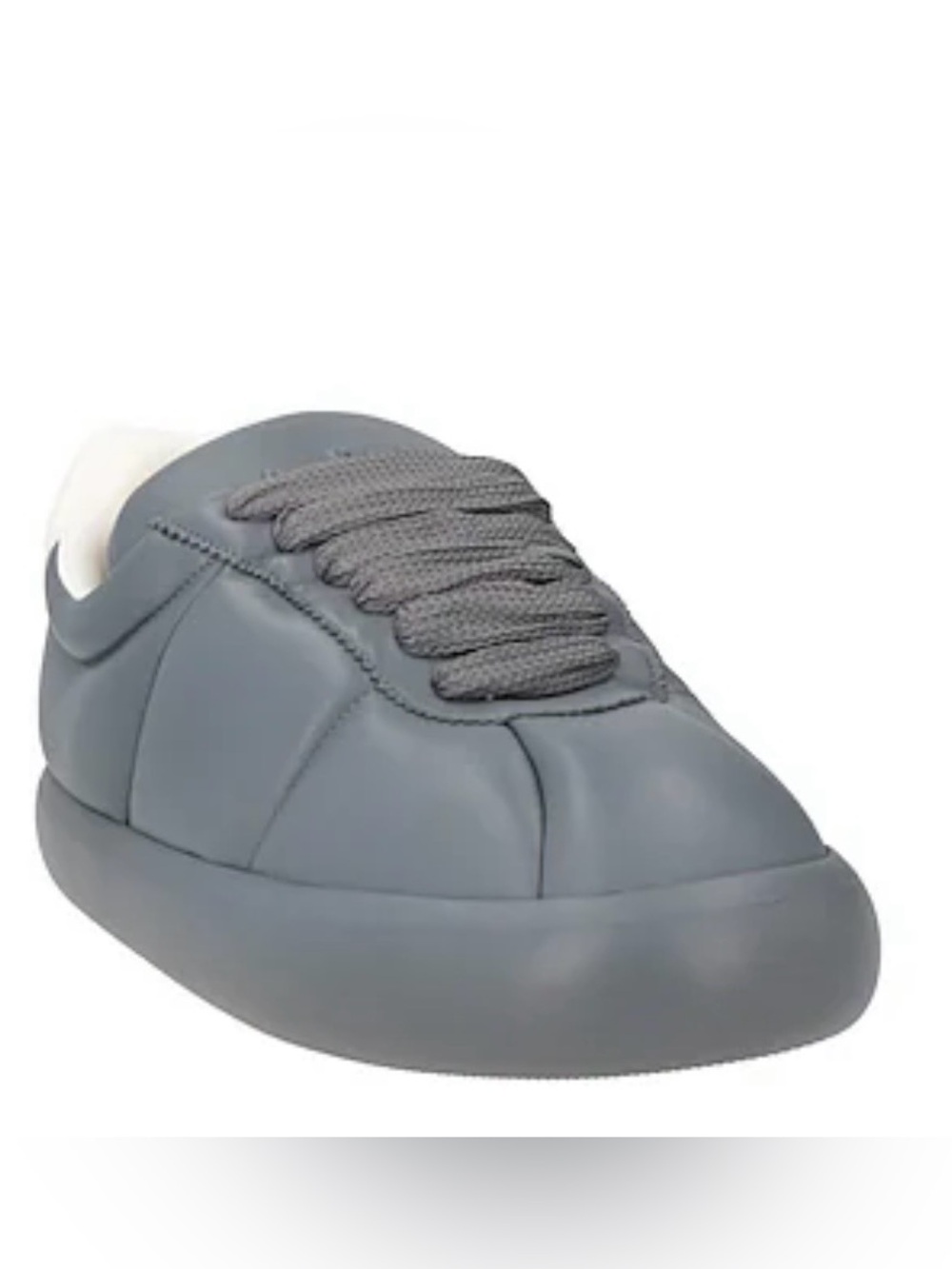 Marni Men's Low-Top Sneaker in Gray Leather 46/13